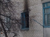 Из-за пожара эвакуировали пятиэтажку в Балаклее (ФОТО)