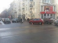 В центре Харькова столкнулись две иномарки (ФОТО)