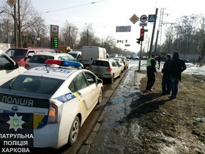 Тройное ДТП в центре Харькова (ФОТО)