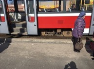 Очередной трамвайный дрифт на Салтовском Шоссе (ФОТО)