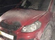 Ночью в Харькове горела иномарка (ФОТО)