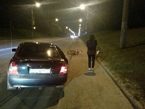 В Харькове «Ваз» сбил велосипедиста (ФОТО)