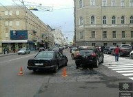 В центре Харькова ДТП с участием четырех иномарок (ФОТО)