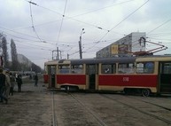 Очередной дрифт трамвая на Салтовке (ФОТО)