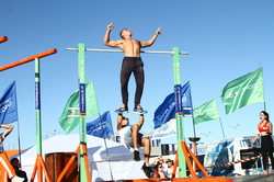 Чудеса человеческого тела продемонстрировали спортсмены на  Steel Workout Show в Харькове