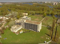 Харьков с высоты — недостроенный санаторий в Журавлевском гидропарке