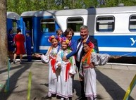 В Харькове открыла сезон детская железная дорога (ФОТО)