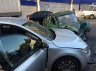 В ДТП на Салтовке пострадали пять человек, в том числе и ребенок (ФОТО)