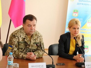 Степан Полторак поблагодарил Юлию Светличную за четкую организацию ликвидации последствий ЧС в Балаклее
