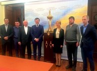 Юлии Светличной передали Кубок Украины по футболу (ФОТО)