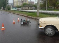 В Харькове «Волга» сбила велосипедиста (ФОТО)