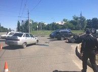 В лобовом столкновении на Новых Домах пострадал водитель иномарки (ФОТО)