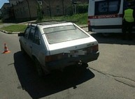 В центре Харькова «Москвич» сбил пешехода (ФОТО)