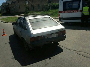 В центре Харькова «Москвич» сбил пешехода (ФОТО)