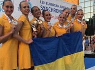 Харьковские синхронистки собрали все «серебро» юниорского чемпионата Европы
