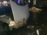 Руководящий чин из полиции попал в Харькове в ДТП (ФОТО)