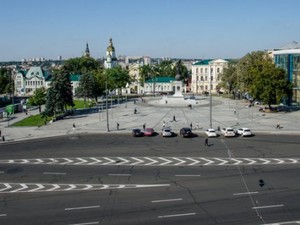 В центре Харькова перекрыто движение транспорта