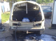 Покушение на убийство: под Харьковом взорвалась машина с человеком внутри