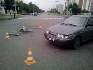 В Харькове «Лада» сбила велосипедиста (ФОТО)