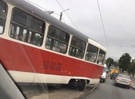 Очередной трамвайный дрифт в Харькове (ФОТО)