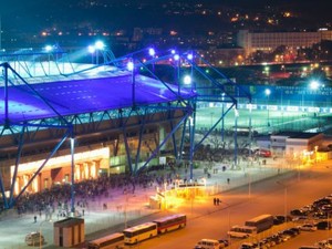 Движение транспорта возле стадиона «Металлист» будет временно запрещено