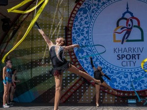 Сегодня в парке Горького проходит праздник спорта
