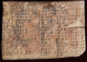 Древние письмена на глине оказались тригонометрической таблицей