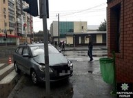 ДТП: разбиты две машины, пострадавший госпитализирован (ФОТО)