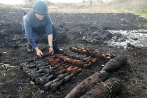 На огороде у сельского жителя «взошли» противотанковые гранаты и снаряды (ФОТО)