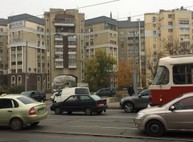 На Московском проспекте пробка из-за ДТП (ФОТО)
