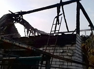 Вспыхнувший газовый котел стал причиной крупного пожара под Дергачами (ФОТО)