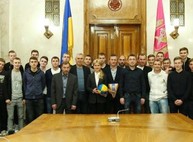 Юлия Светличная встретилась с футболистами и руководством команды «Металлист-1925»