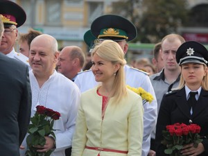 День Независимости в Харькове начался с поздравлений от руководства области (ФОТО)