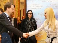 Светличная рекламировала Харьков шведской делегации