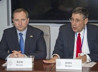 Игорь Райнин и Джон Хербст провели круглый стол в Атлантическом совете США