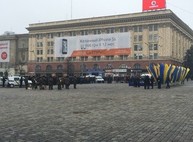На площади Свободы ждут Авакова и Яценюка