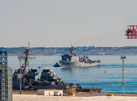 В Одесский порт вошли американские боевые корабли (ФОТО)