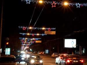 Центр Харькова засияет новогодней иллюминацией