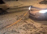 Снежная буря остановила пригородные электрички, но не помешала работе аэропорта – ХОГА