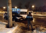 В Харькове «Газель» столкнулась с «Toyota Prado» (ФОТО)