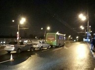 В Харькове ДТП «паровозиком» с участием маршрутки (ФОТО)
