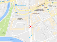 В центре снова перекрыта улица
