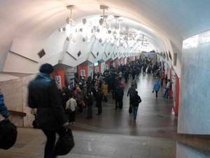 Утренний армагеддон на Салтовской ветке метро