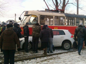Сегодня проблема с транспортом по всей Салтовке