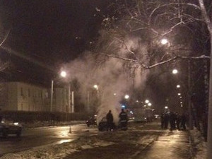 В Харькове снова горела машина — Jaguar