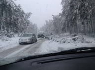 Дороги Харьковской области замело, на многих участках проезд невозможен (ФОТО)