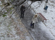 Жизнь Харькова — первый снег