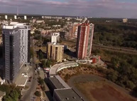 Харьков с высоты — небоскребы ЖК «Ультра»