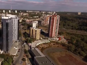 Харьков с высоты — небоскребы ЖК «Ультра»