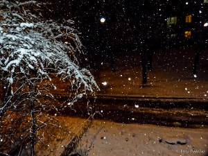 Харьков с высоты — первый снег